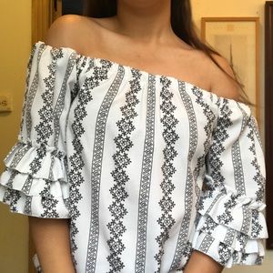 Off the shoulder shirt